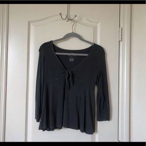 American Eagle Neck Tie Top